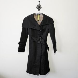 Soia & Kyo Trench Coat Size XS Black Jacket
